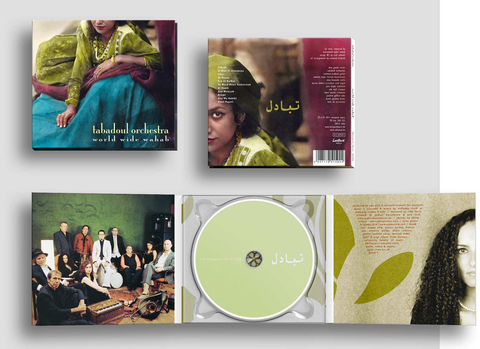 Tabadoul Orchestra – World Wide Wahab – CD Digipack
